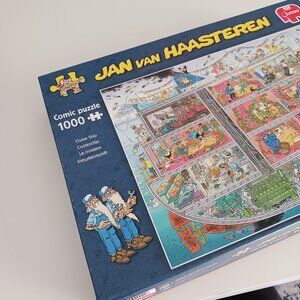 1000 piece comic puzzle Jan van Haasteren Cruise Ship